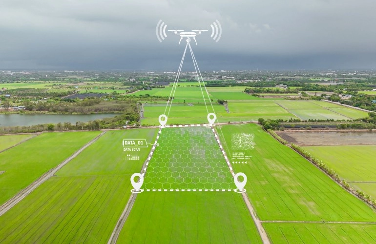 usługi dronem